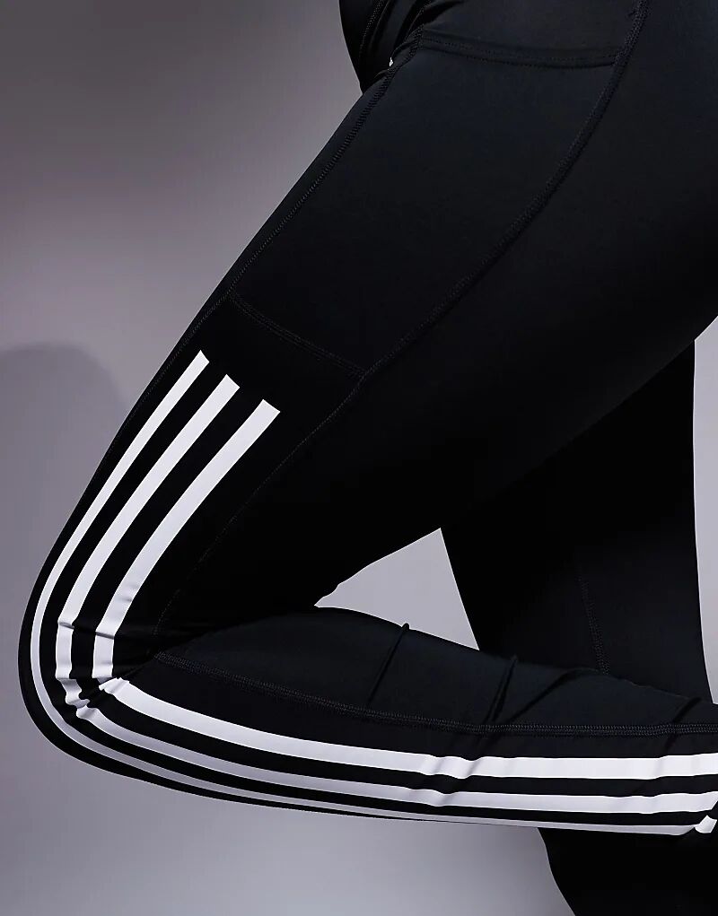 Леггинсы adidas Training all gym с карманом для телефона черного цвета adidas performance — фото 3