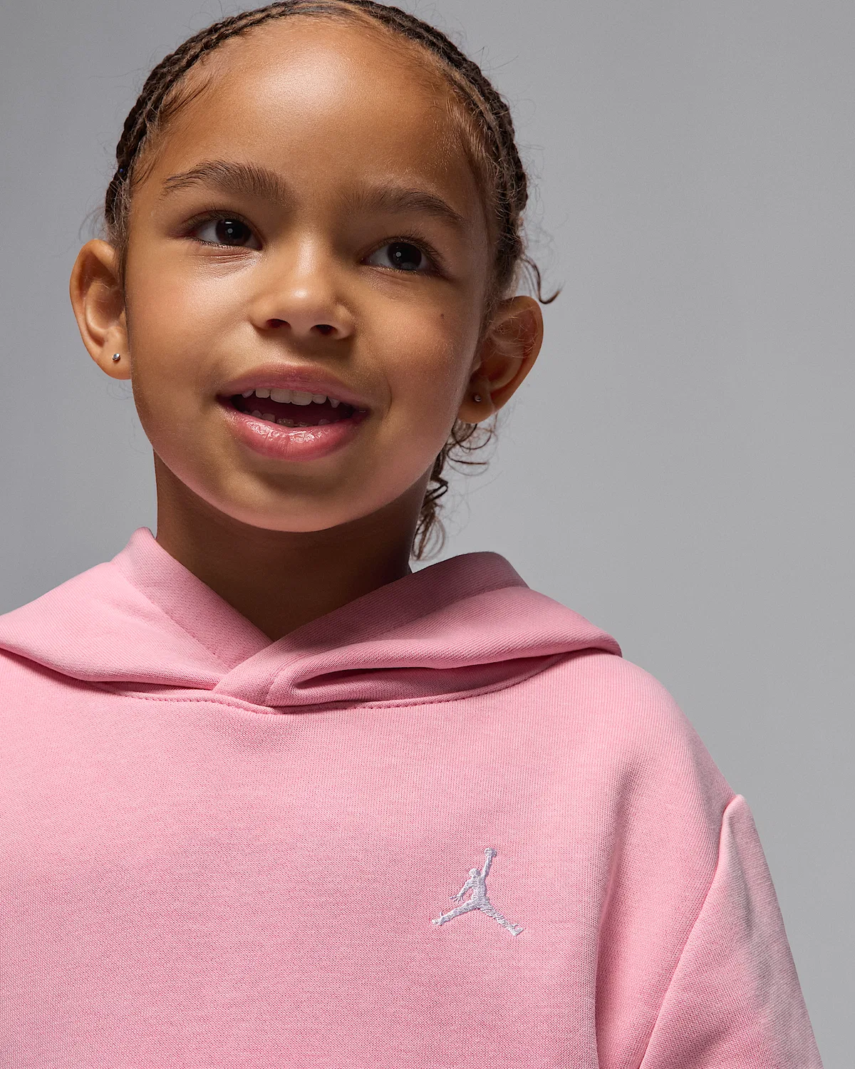Детская толстовка Jordan Brooklyn Fleece, Medium Soft Pink — фото 3