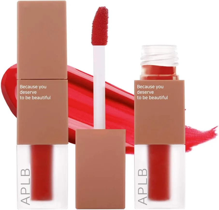 Бархатная матовая помада APLB Premium Velvet Lip Tint #01 Scarlet