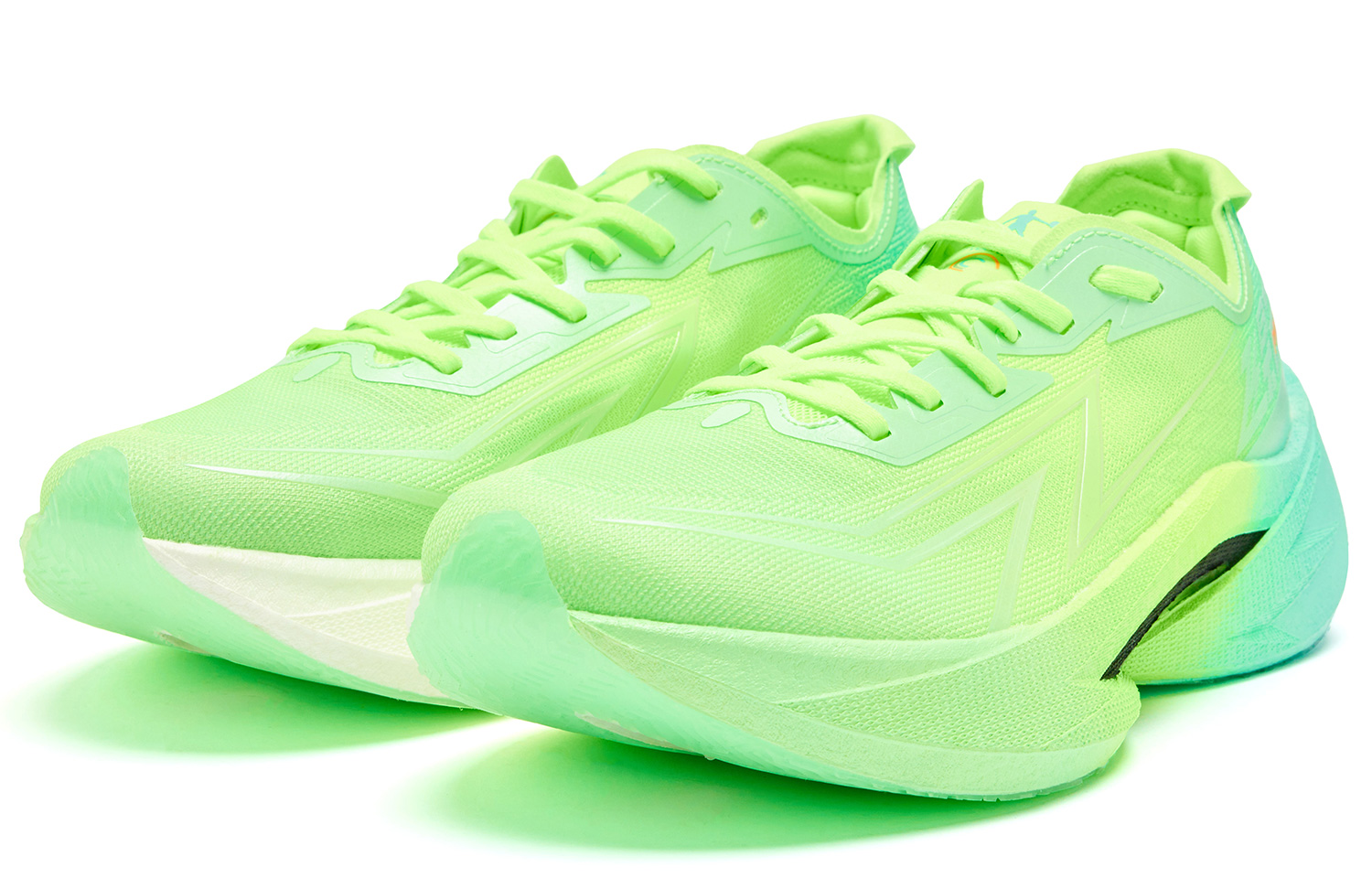 Кроссовки для бега Feiyue PRO YOUNG для детей начальной школы QIAODAN, зеленый — фото 3