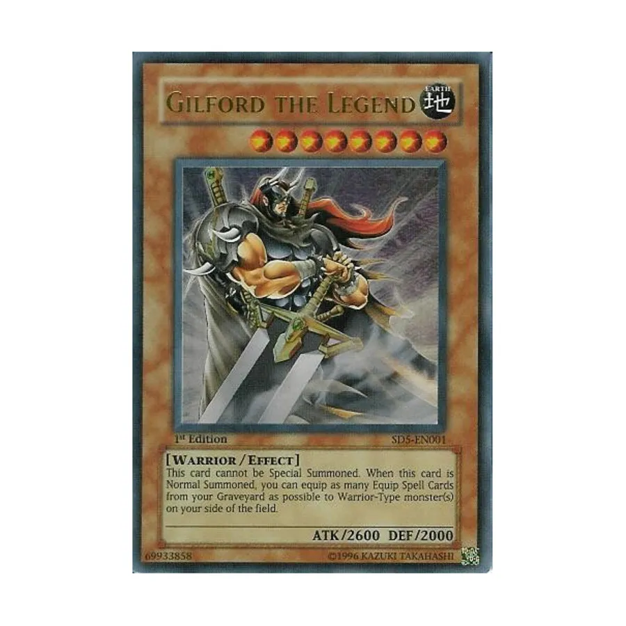 

CCG Гилфорд Легенда (очень редкий), Yu-Gi-Oh - Structure Deck - Warrior's Triumph - Singles