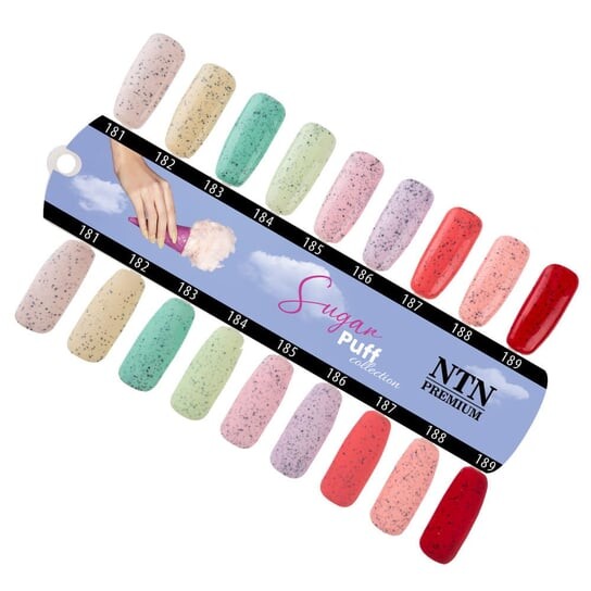 Гибридный лак для ногтей, коллекция Premium 189 Sugar Puff Collection 5G Ntn — фото 4