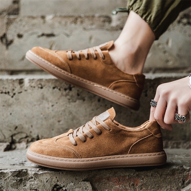 Кроссовки мужские Lifestyle Shoes Men Low-Top Weishibangwei, серый — фото 3