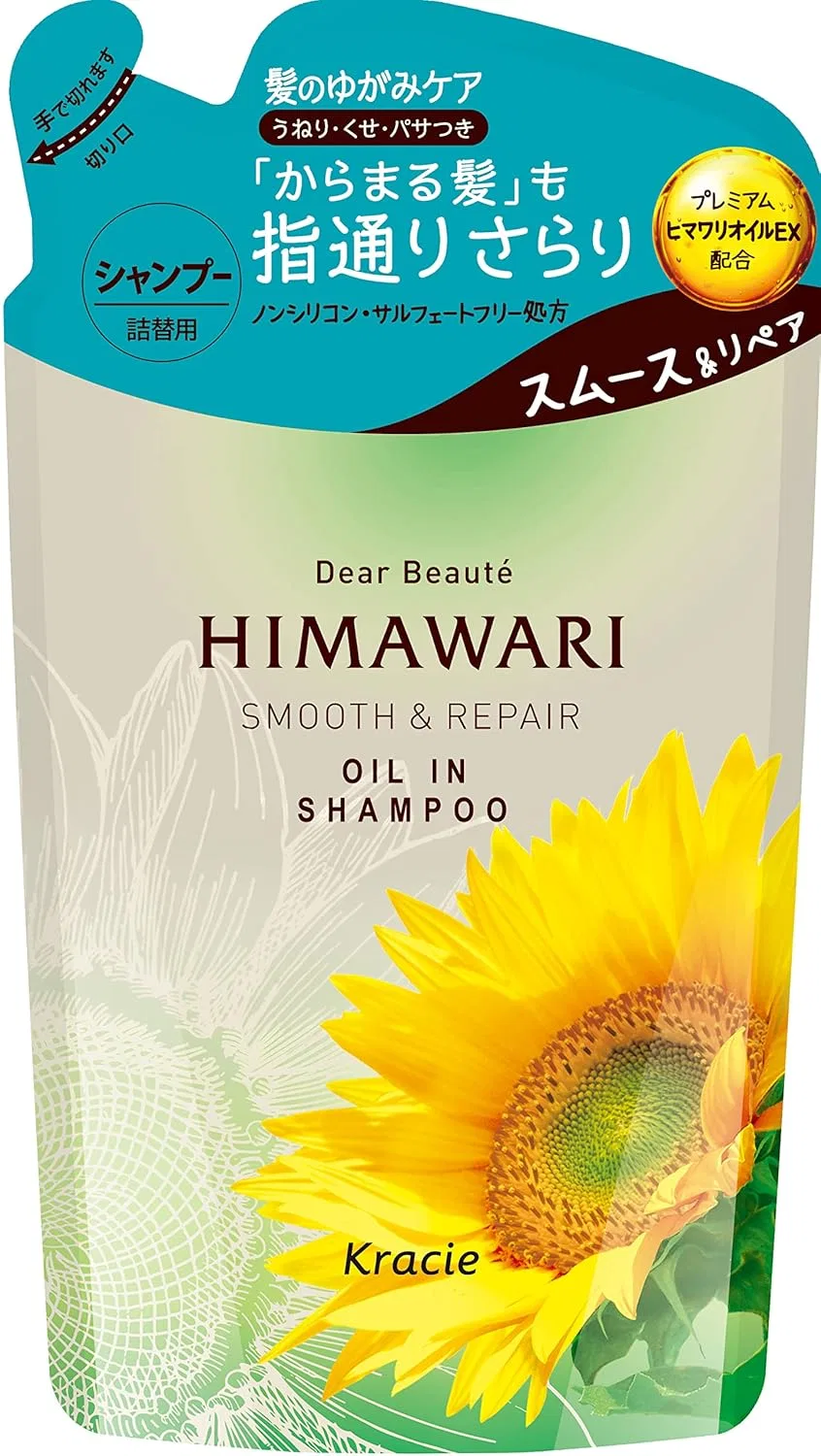 Шампунь Dear Beaute HIMAWARI Oil In, 360 мл, сменный блок Dia Beaute