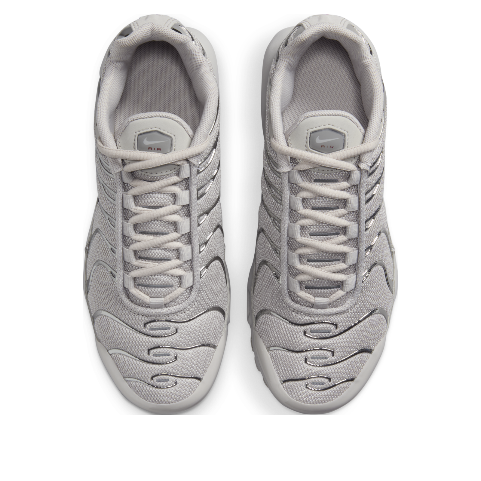 (GS) Nike Air Max Plus 'Light Iron Ore Gym Red Smoke Grey Metallic Silver' — фото 4