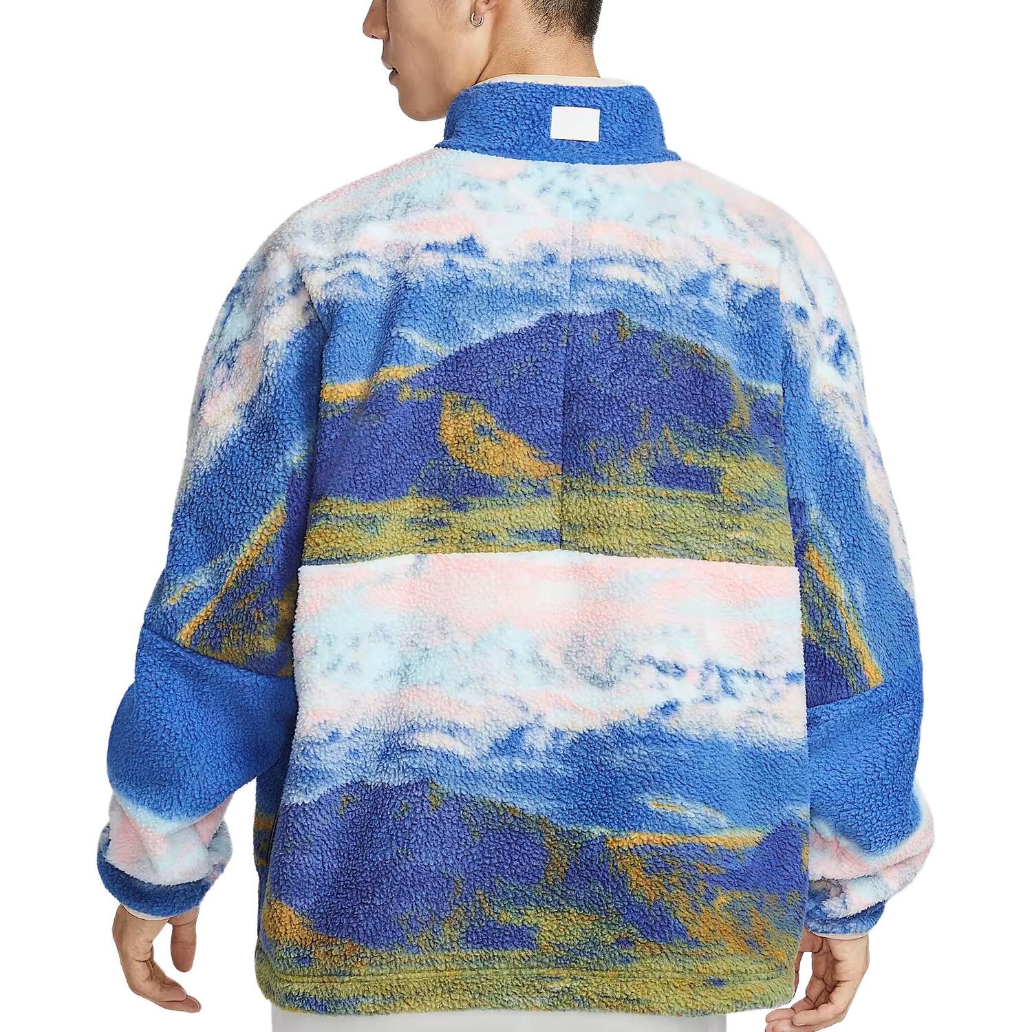 Club Fleece+ Velvet feel Coat Men's Nike, dune белый — фото 3