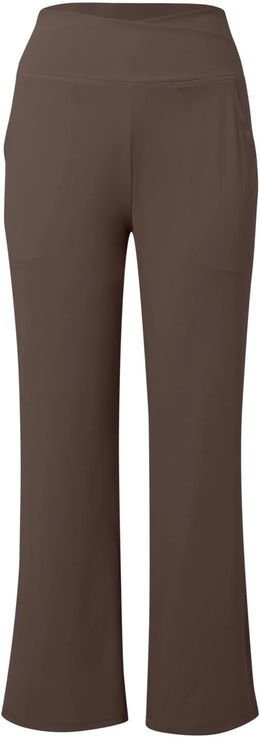 Леггинсы для йоги, бега Women's Hip Lifting, бренд Generic, коричневый — фото 3