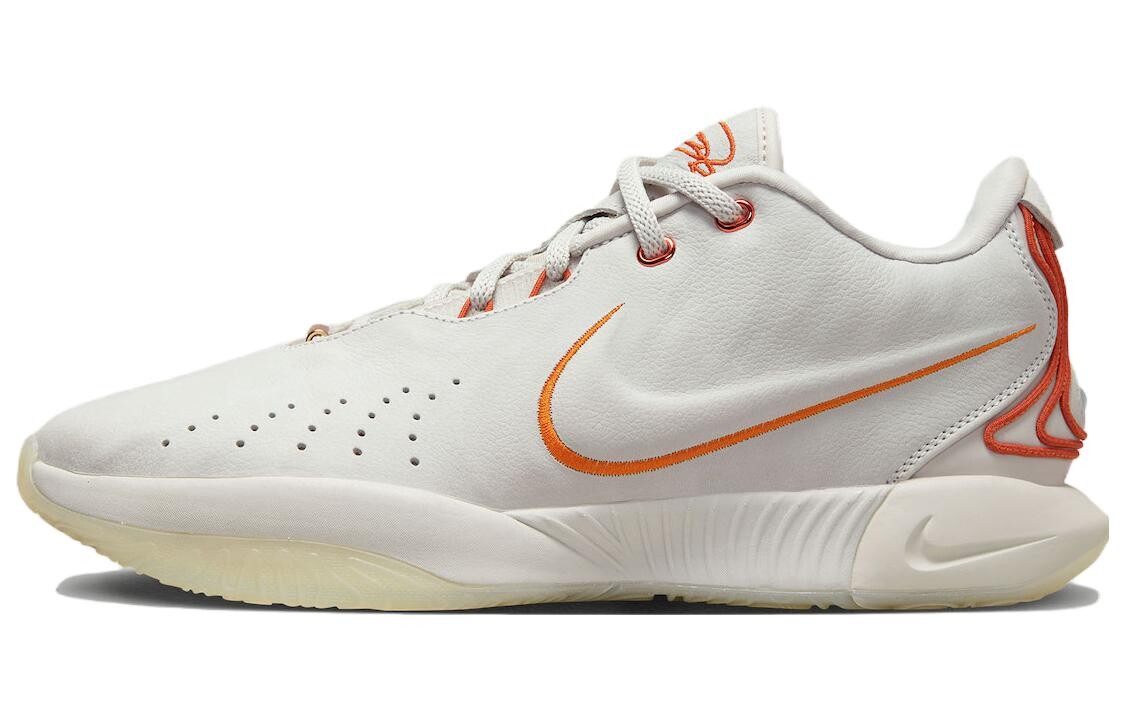 

Мужские баскетбольные кроссовки Nike Lebron 21, Light Bone/Coconut Milk/Dark Russet/Campfire Orange