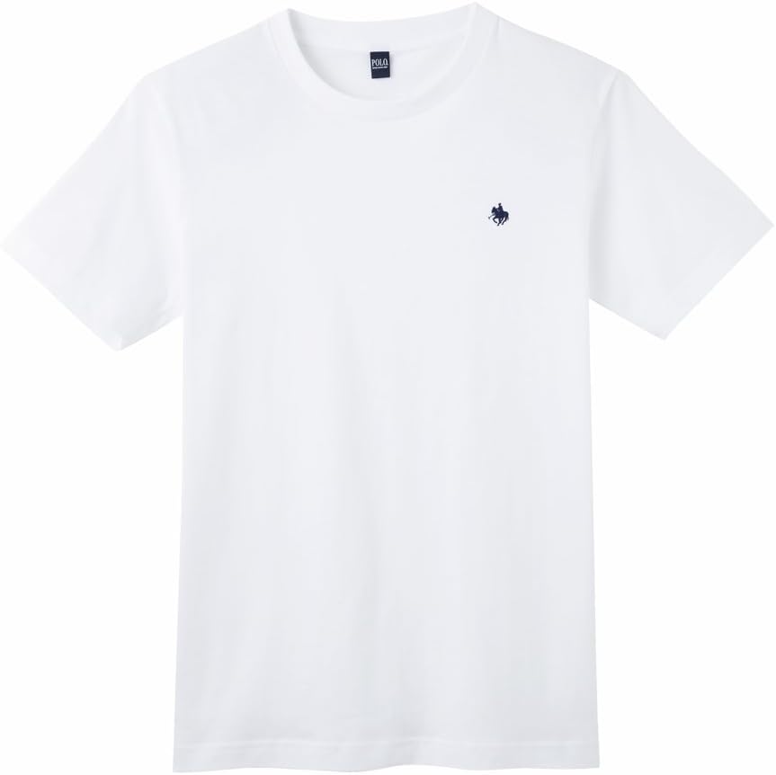 

Футболка-поло Gunze, стандартная модель, с круглым вырезом, мужская, белый