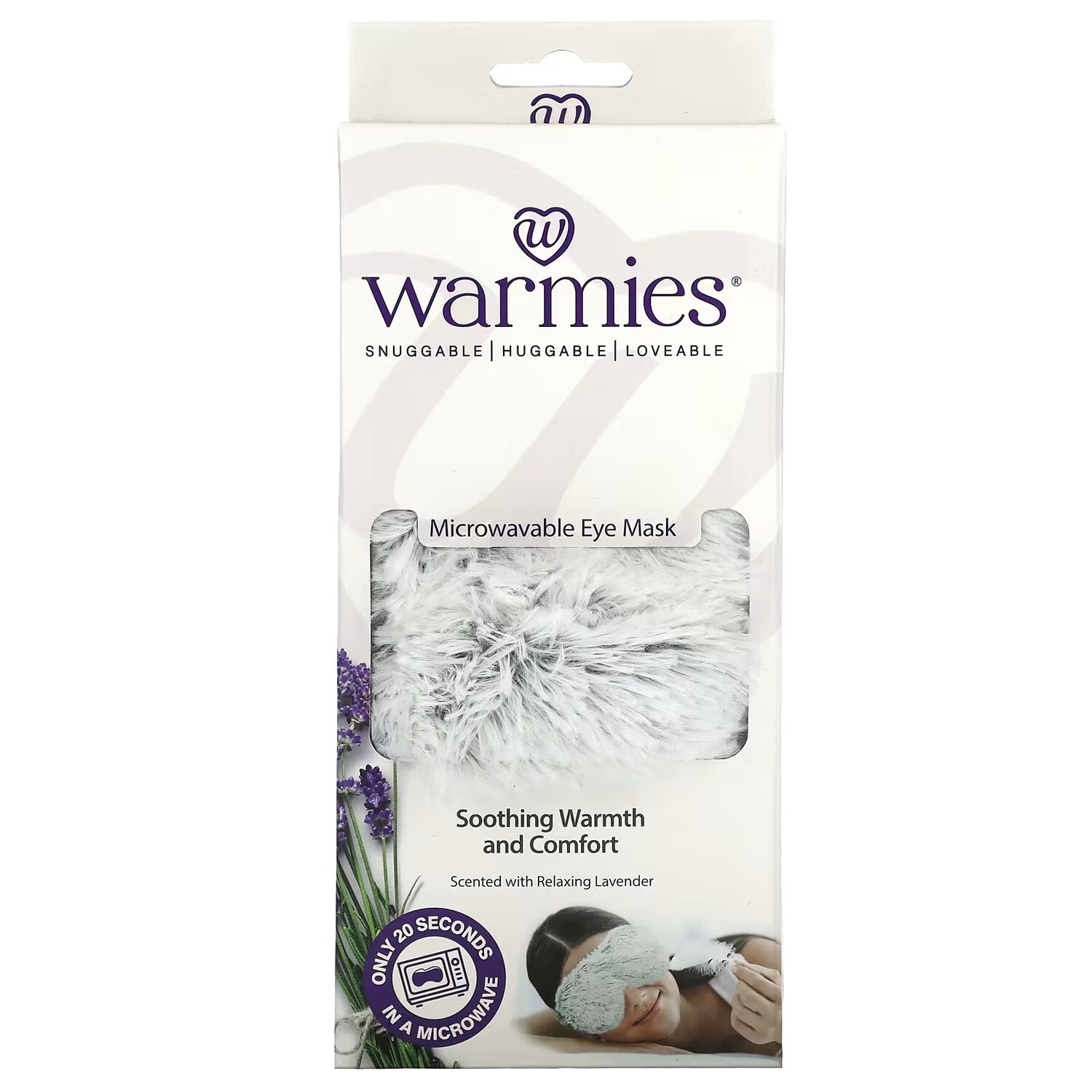 

Маска для глаз Warmies зефирно-серый