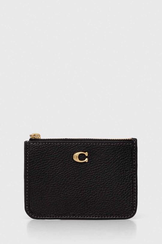 

Кожаный футляр для ключей Coach, черный