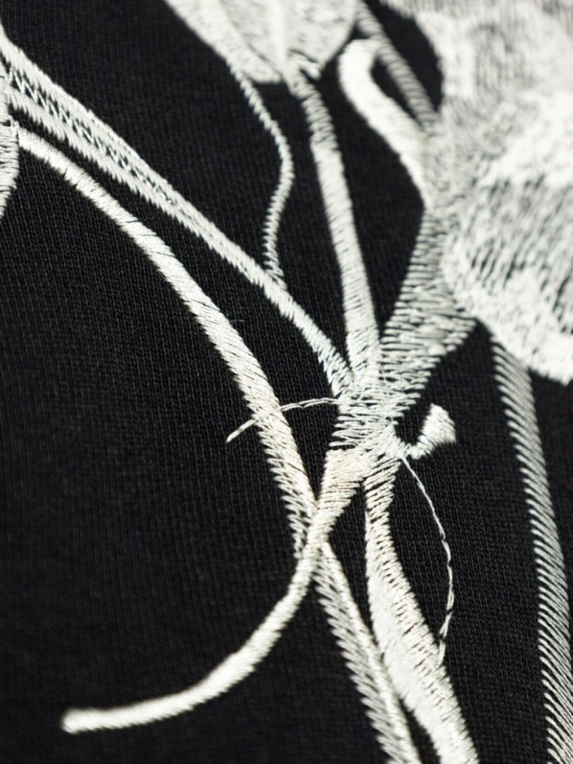 

Alexander McQueen худи с цветочной вышивкой, черный