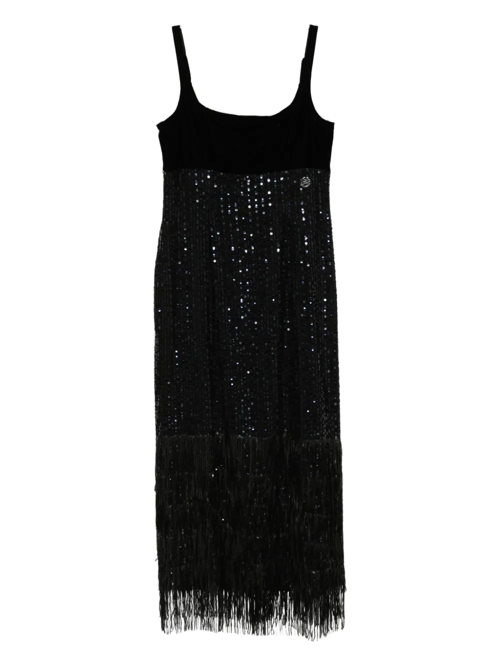 

Платье с логотипом-табличкой Karl Lagerfeld, черный