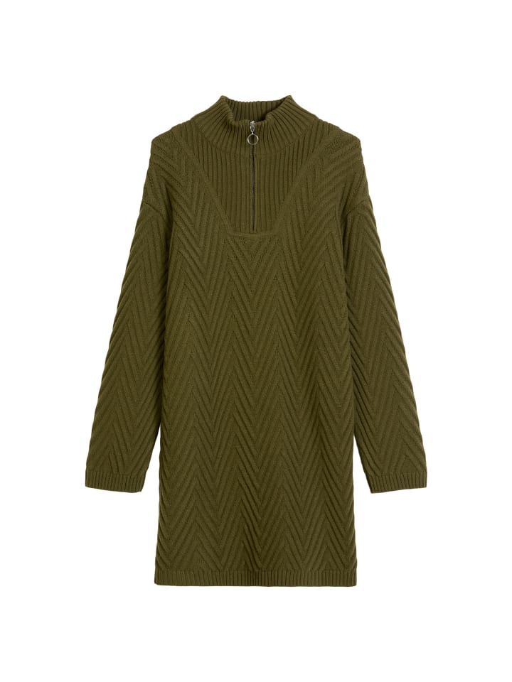 

Marc O'Polo DENIM Вязаное платье на молнии свободного кроя в цвете «Полированные бревна»