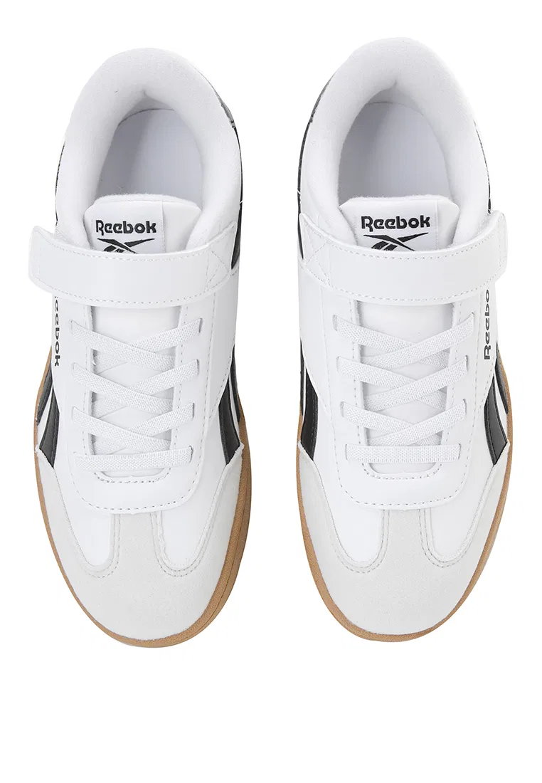 Кроссовки детские, на липучках, Reebok Smash Edge, белые — фото 4