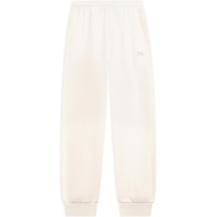 

Трикотажные спортивные брюки LiNing Sports Life Collection женские, цвет экрю