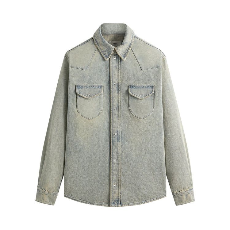 

Рубашка Kith Webster Denim Shirt, Keaton Wash