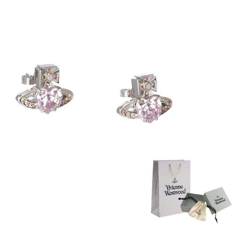 

Украшенные серьги-диски Orb Vivienne Westwood, серебряный