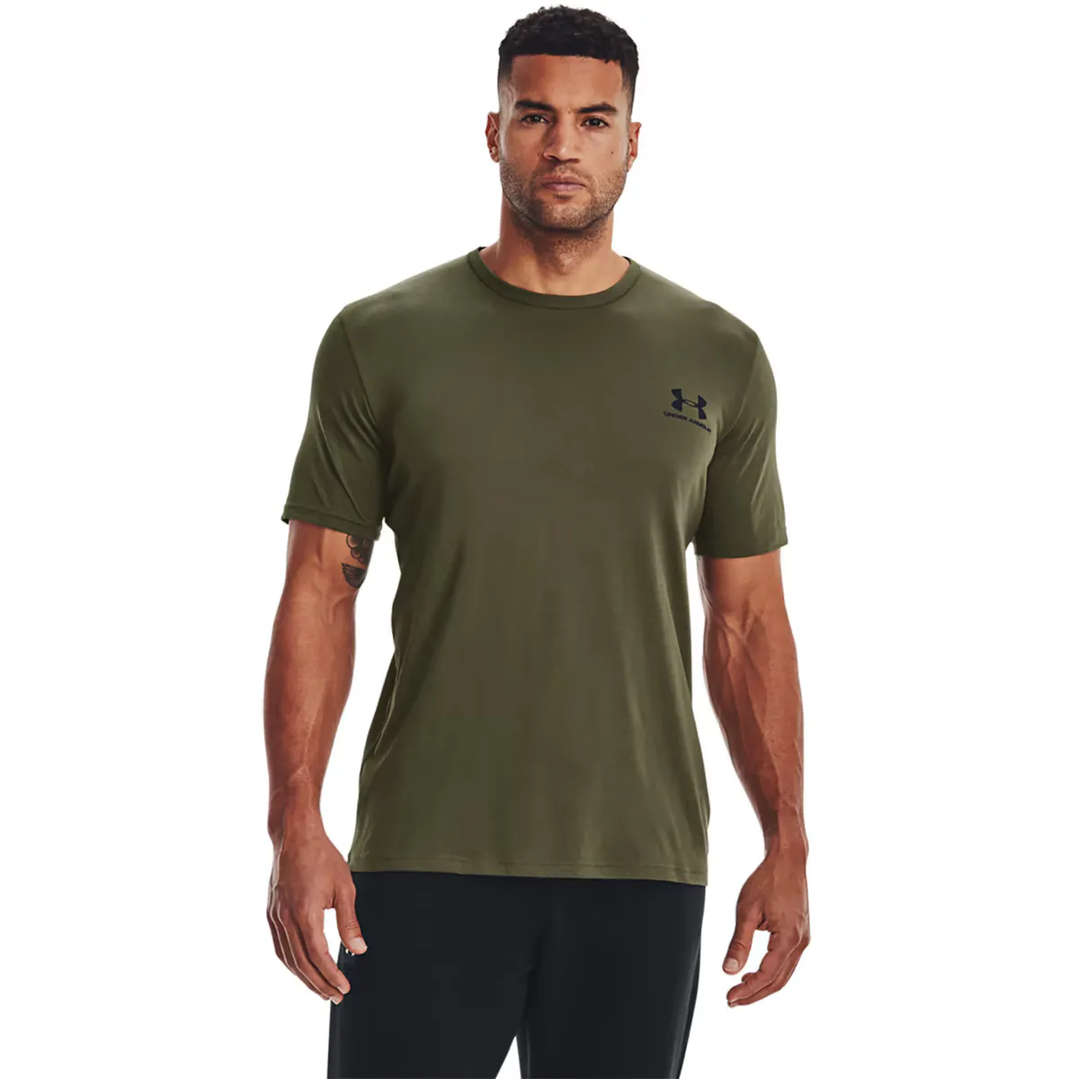 

Мужская повседневная футболка Ua M Sportstyle Lc Ss Under Armour, зеленый