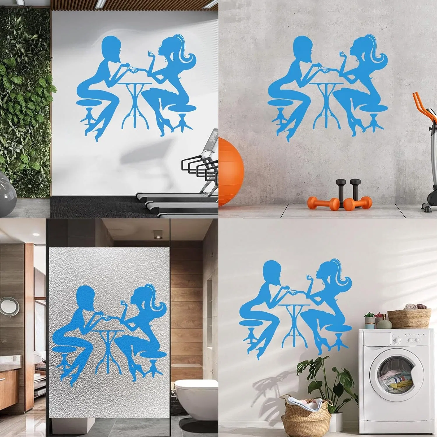 Наклейка на окно для маникюрного салона, 58x65 см Lzhouting, Wall Stickers 2990 — фото 4
