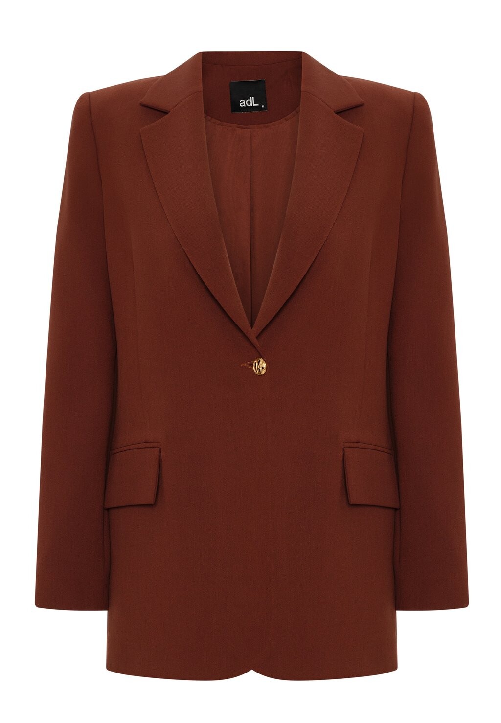 

Блейзер MONO BUTTONED WITH POCKET adL, коричневый