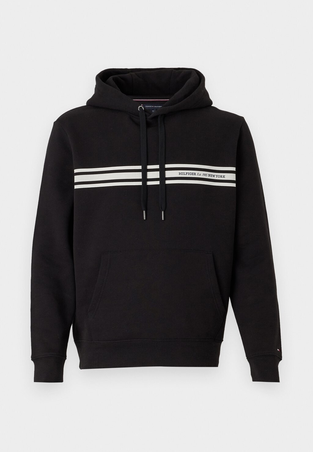 

Толстовка CENTRAL CHEST STRIPE HOODY UNISEX Tommy Hilfiger, черный