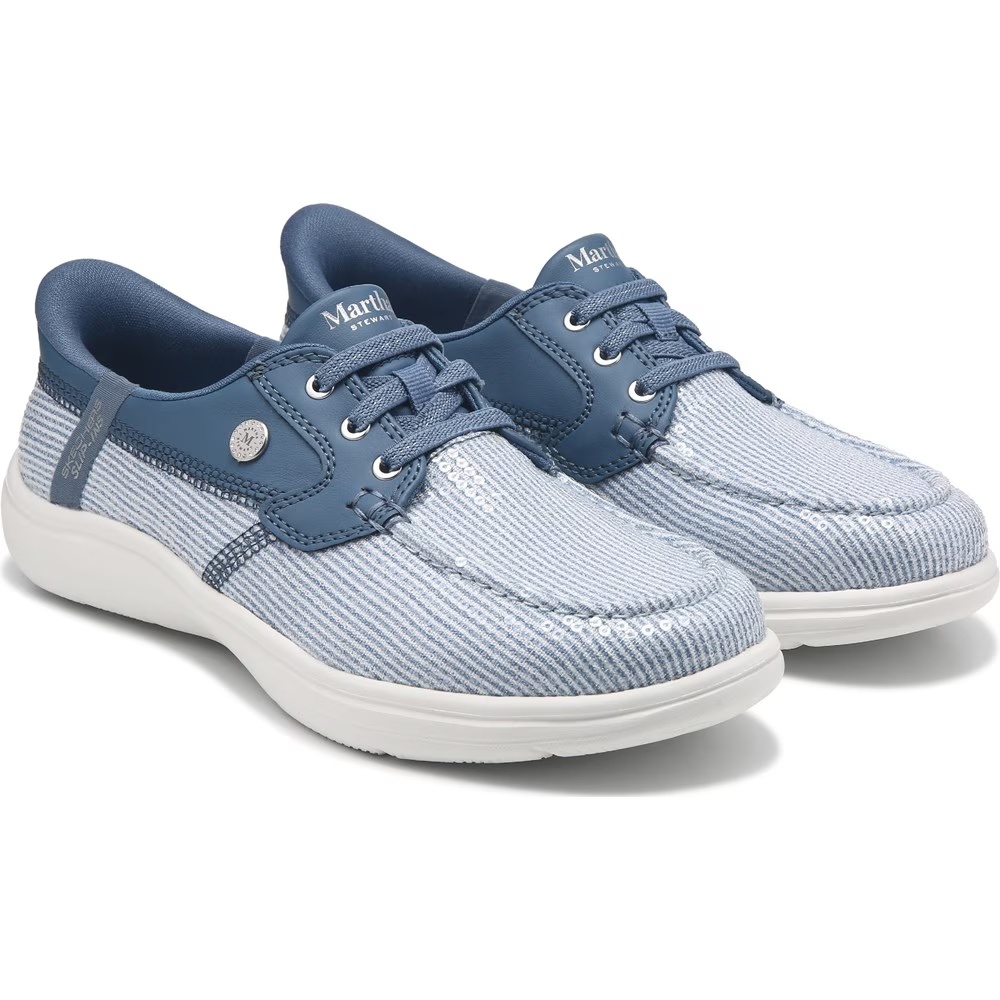 Slip-Ins martha stewart on-the-go лодочные туфли Skechers, navy