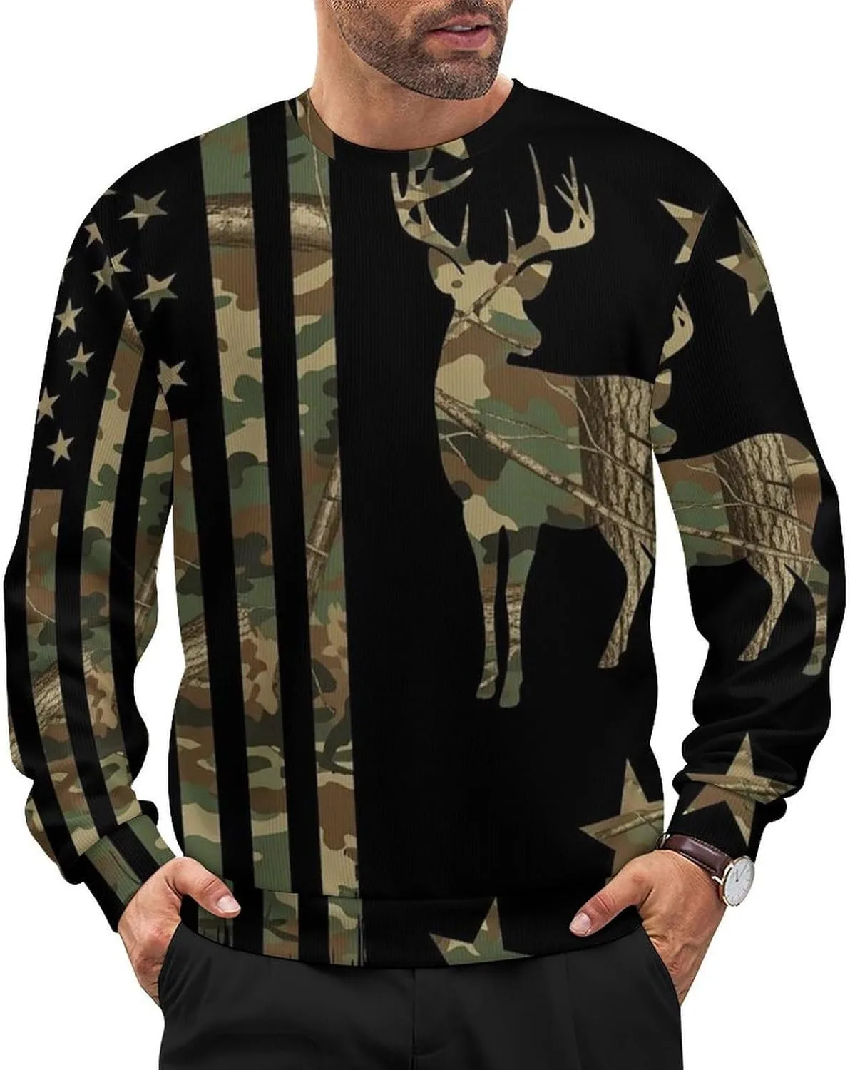 

Мужской свитшот оверсайз Cotton Pullover для спорта и отдыха VAFZASC