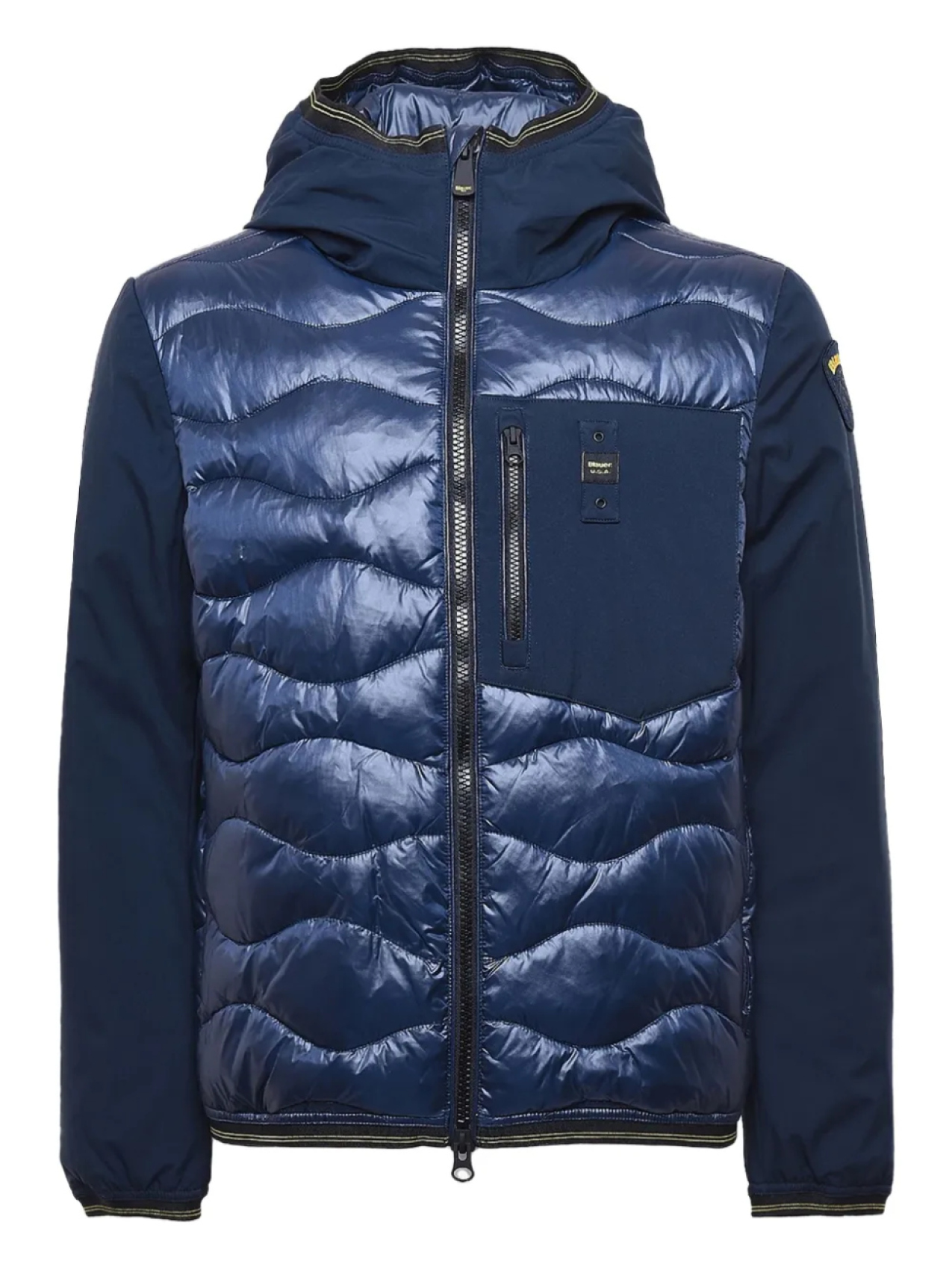 

Стеганая куртка с капюшоном Blauer, синий
