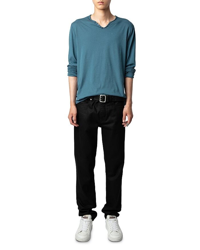 

Футболка Zadig & Voltaire Monastir Henley, синий