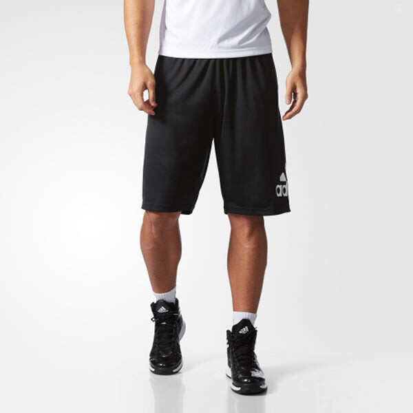 Шорты crzylght short basketball sports shorts black Adidas, черный — фото 4