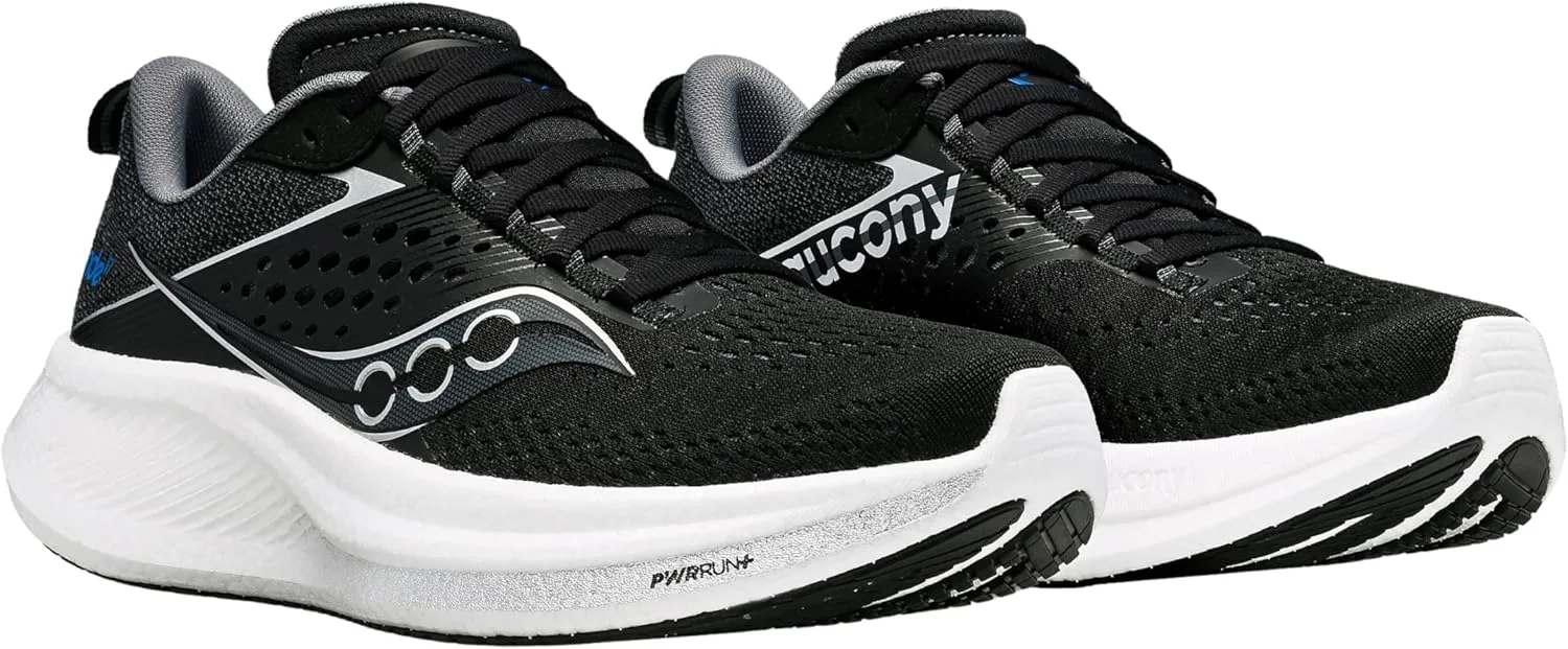 Мужские кроссовки Saucony Ride 17, белый/черный — фото 3