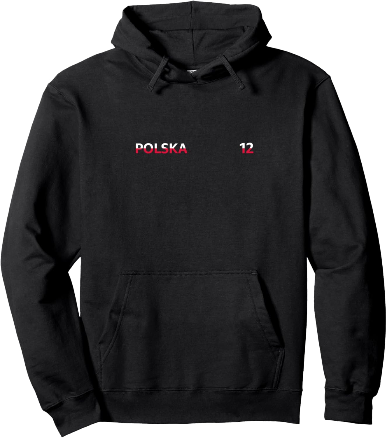 

Толстовка с флагом Польши Poland, черный