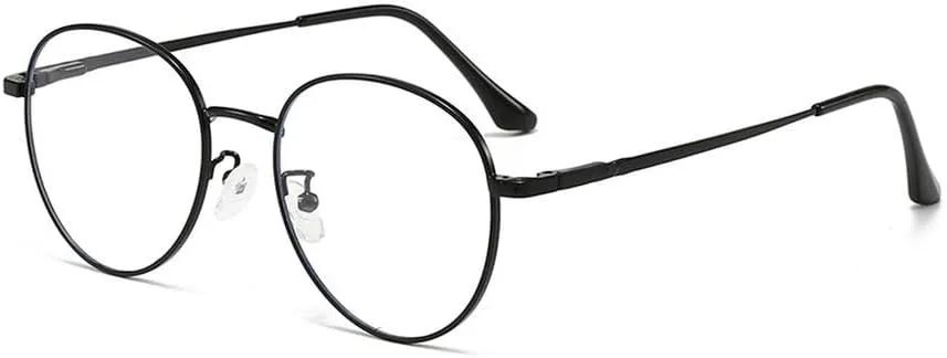 

Поляризованные очки с магнитными зажимами для мужчин и женщин, ретро-оправа круглой формы с защитой от ультрафиолета, диаметр линз 135 мм LOVQZAOF, Black