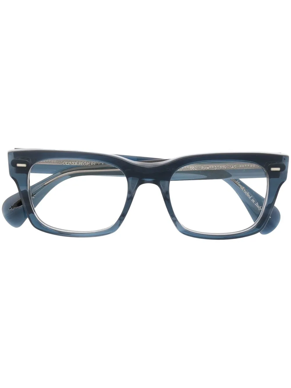 

Очки в квадратной оправе Oliver Peoples, синий