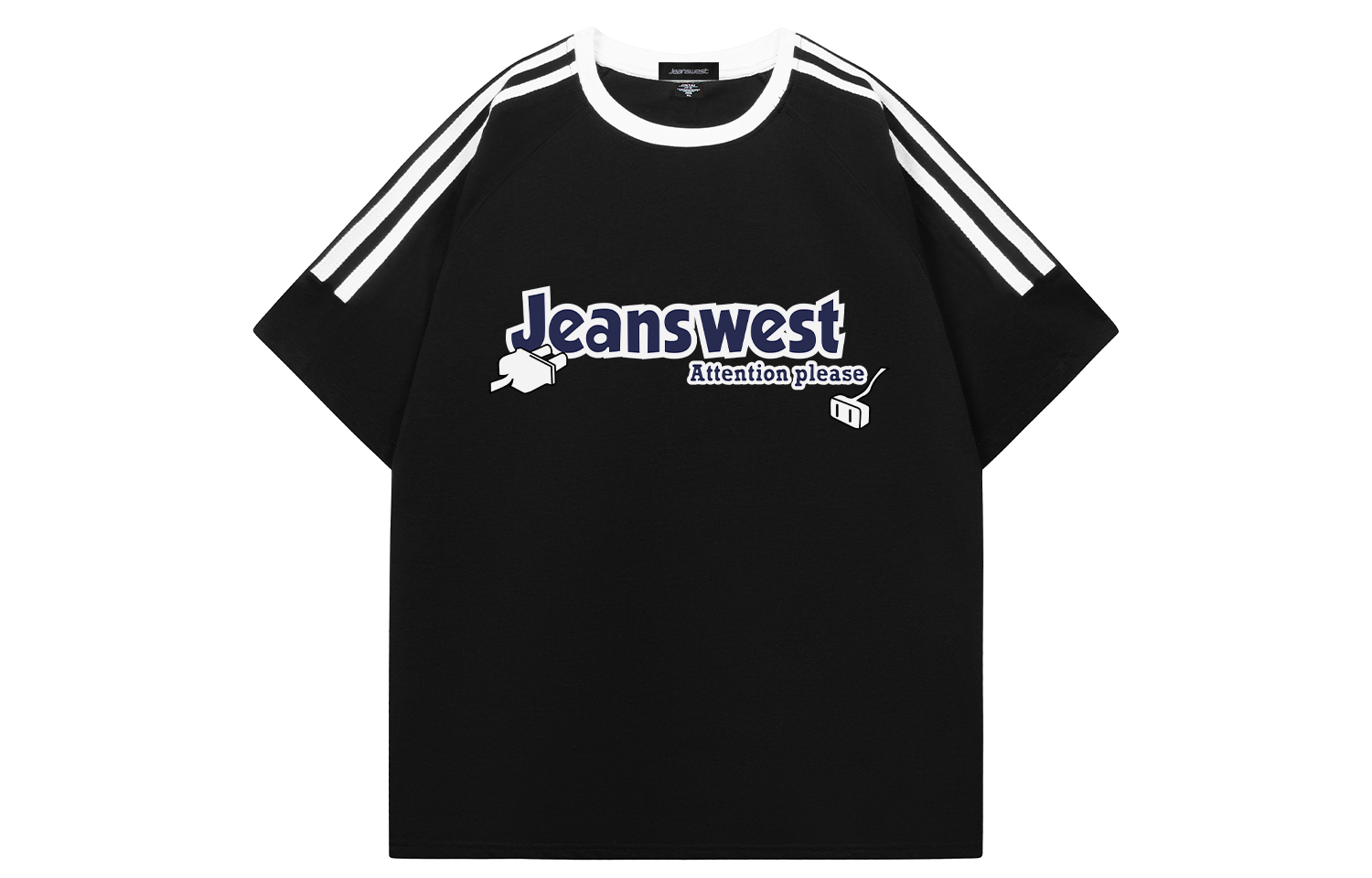 

Футболка унисекс Jeanswest, черный