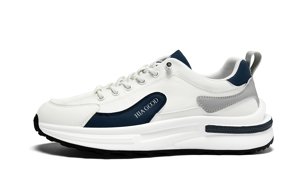 

Повседневные мужские кроссовки низкие белые коричневые белые синие HLA