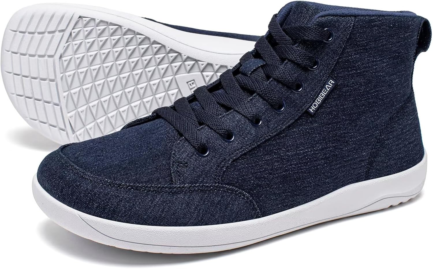 

Мужские босоножки HOBIBEAR, Широкий носок, Высокие кеды из ткани, Удобные кроссовки для трейл-раннинга, Denim