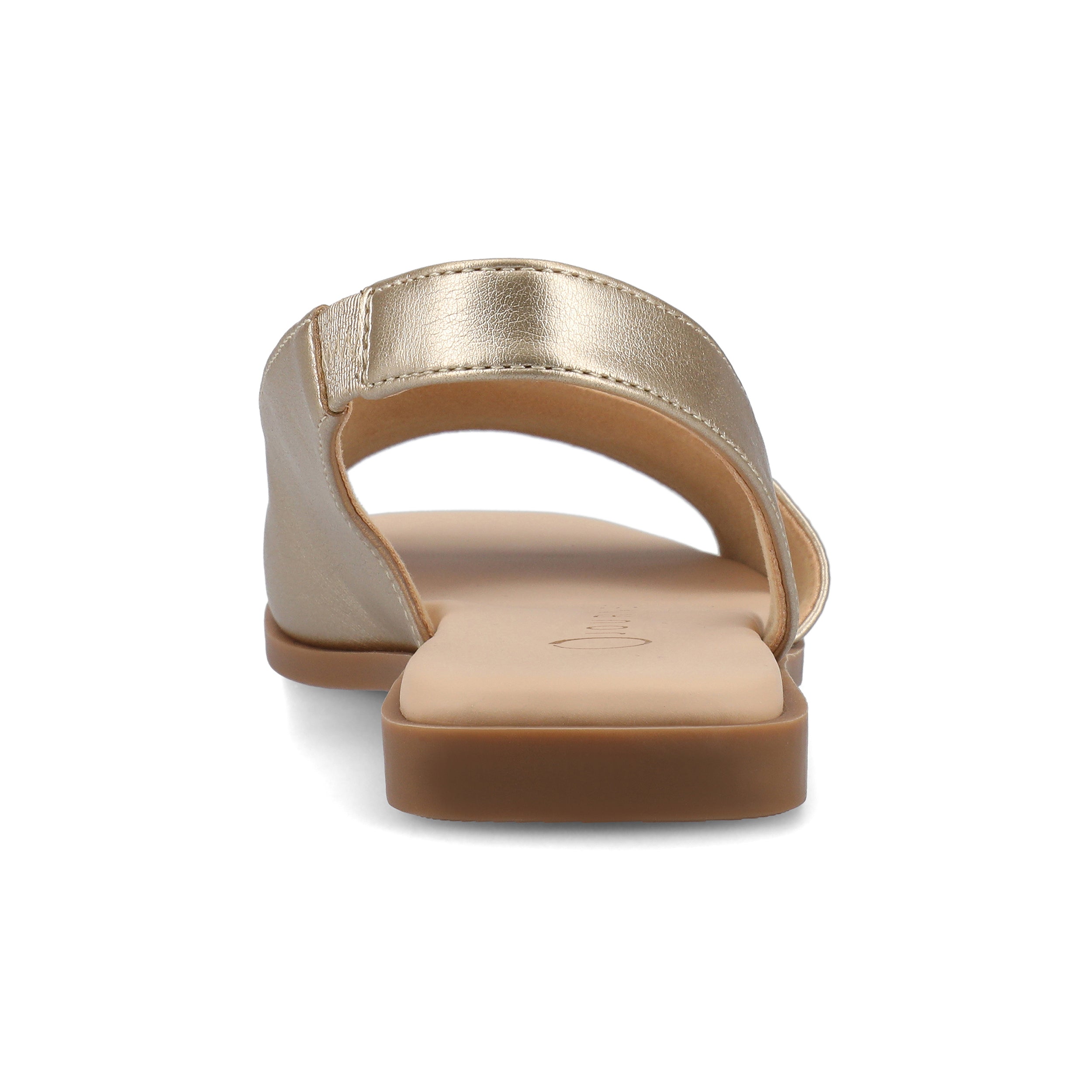 Женские сандалии Brinsley от Journee с широкой колодкой Journee Collection, Champagne — фото 3