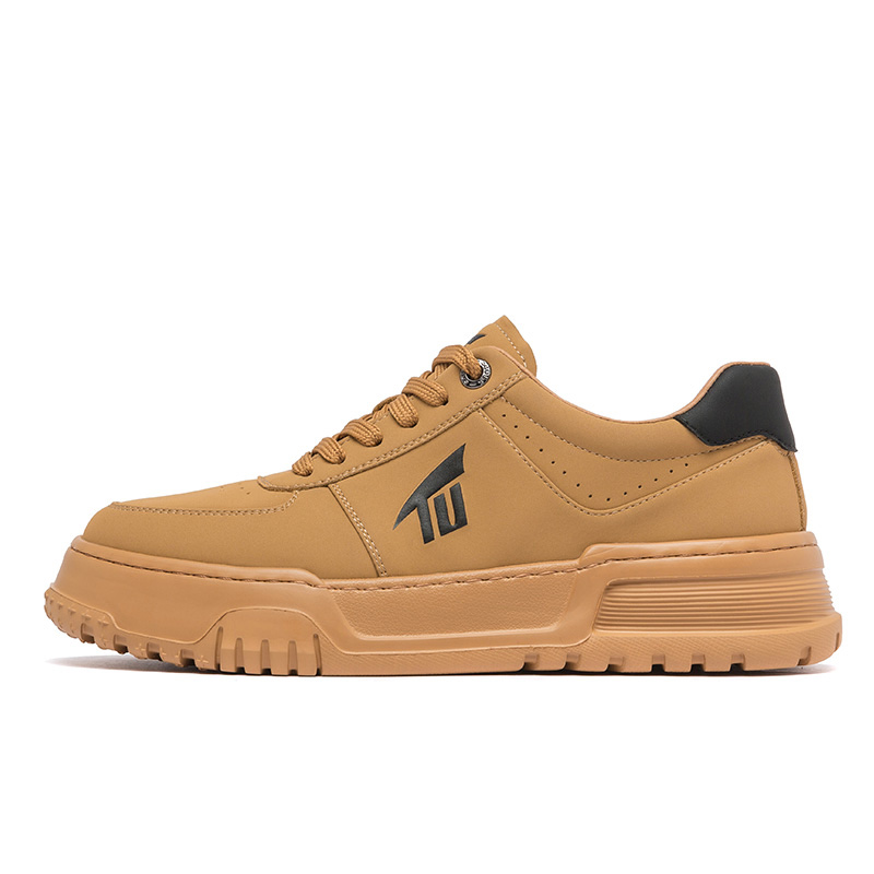 

QIAONAI Мужские лоу-топ скейтборд кроссовки - землисто-желтый, цвет Earth Yellow