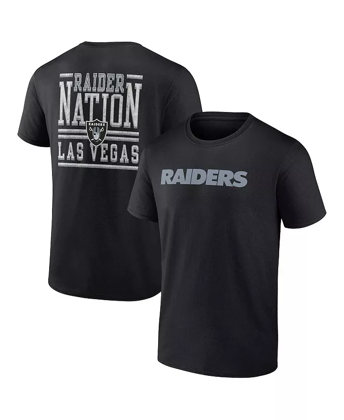 

Мужская черная футболка Las Vegas Raiders Home Field Advantage Fanatics