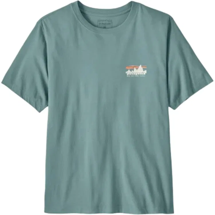 Футболка Patagonia Skyline Graphic T-Shirt белый — фото 4
