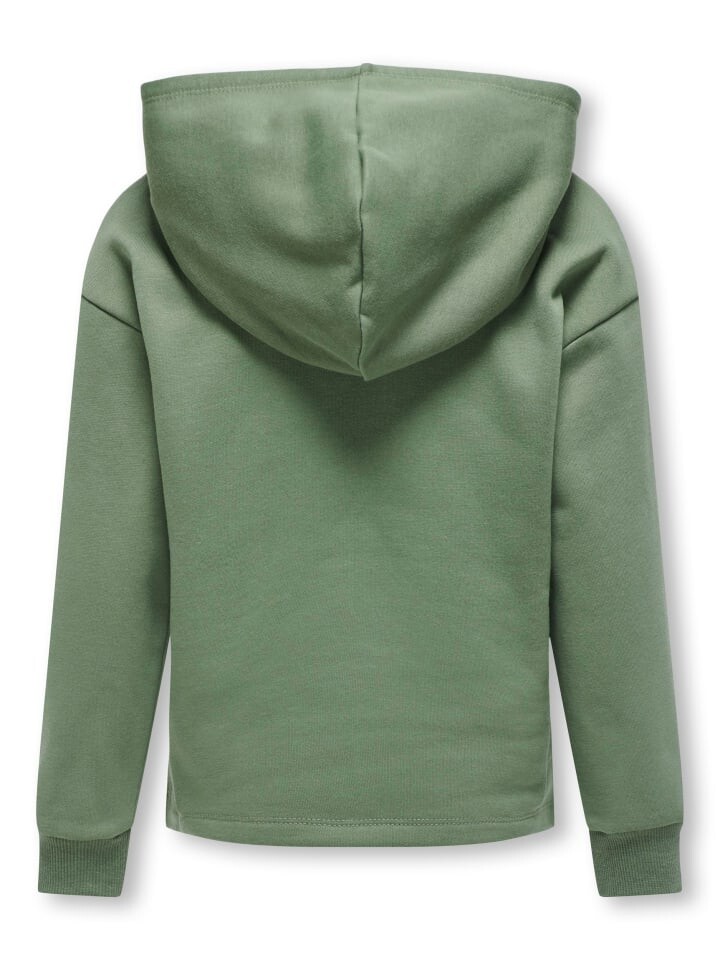 Толстовка KIDS ONLY KOGFAVE L/S HOOD SWT, цвет hedge green — фото 2