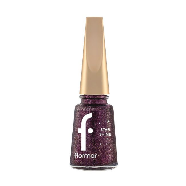 

Лак для ногтей со звездным блеском Flormar, цвет 22 feel the glamor, 11 мл