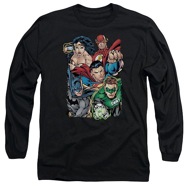 

Футболка с длинным рукавом Justice League of America Break Free Licensed Character