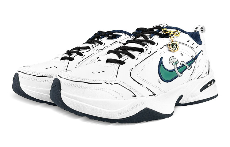 Кроссовки Nike Air Monarch 4 Chunky Sneakers Unisex Low-Top Green — фото 3