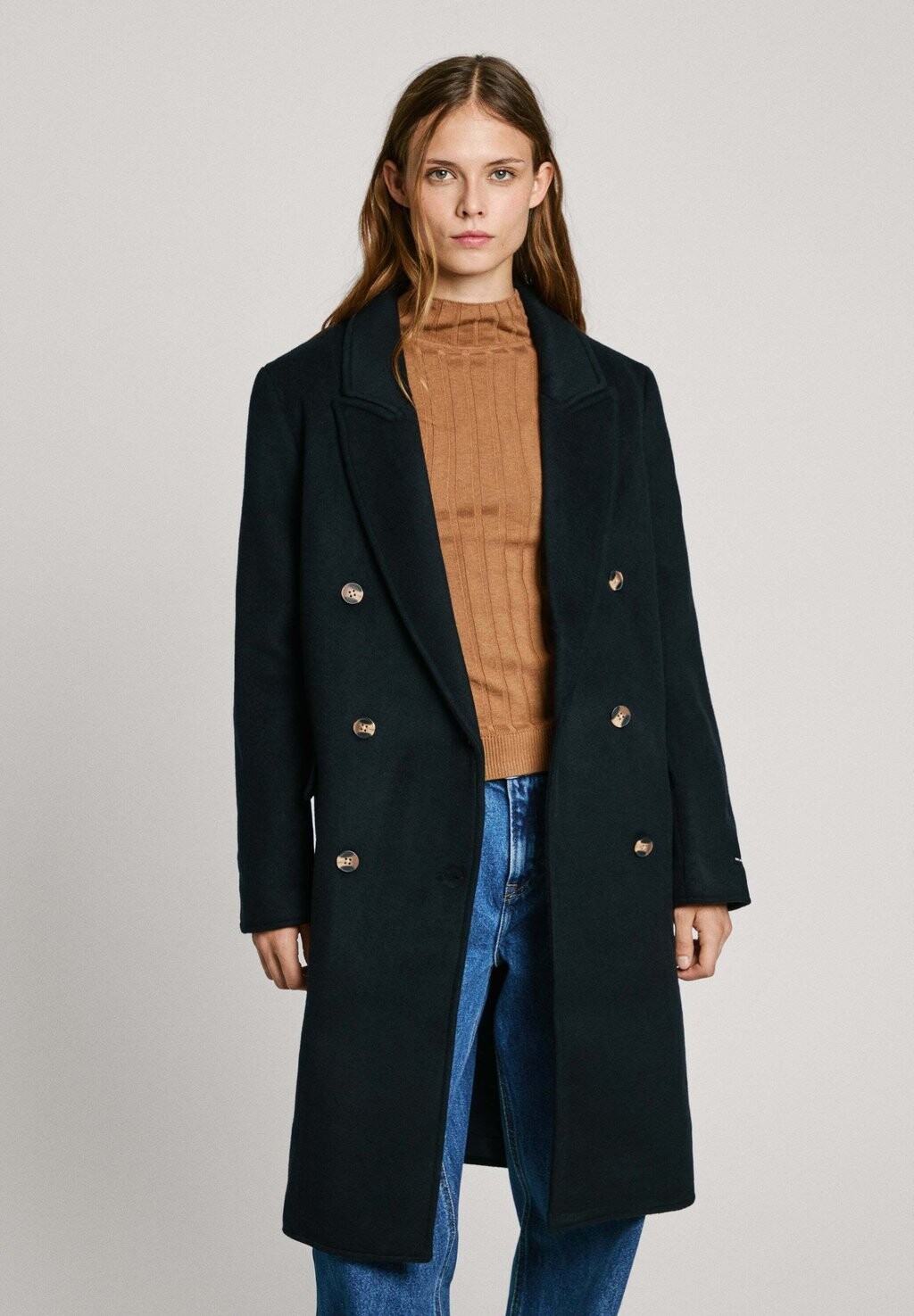 

Классическое пальто BETH Pepe Jeans, темно-синий