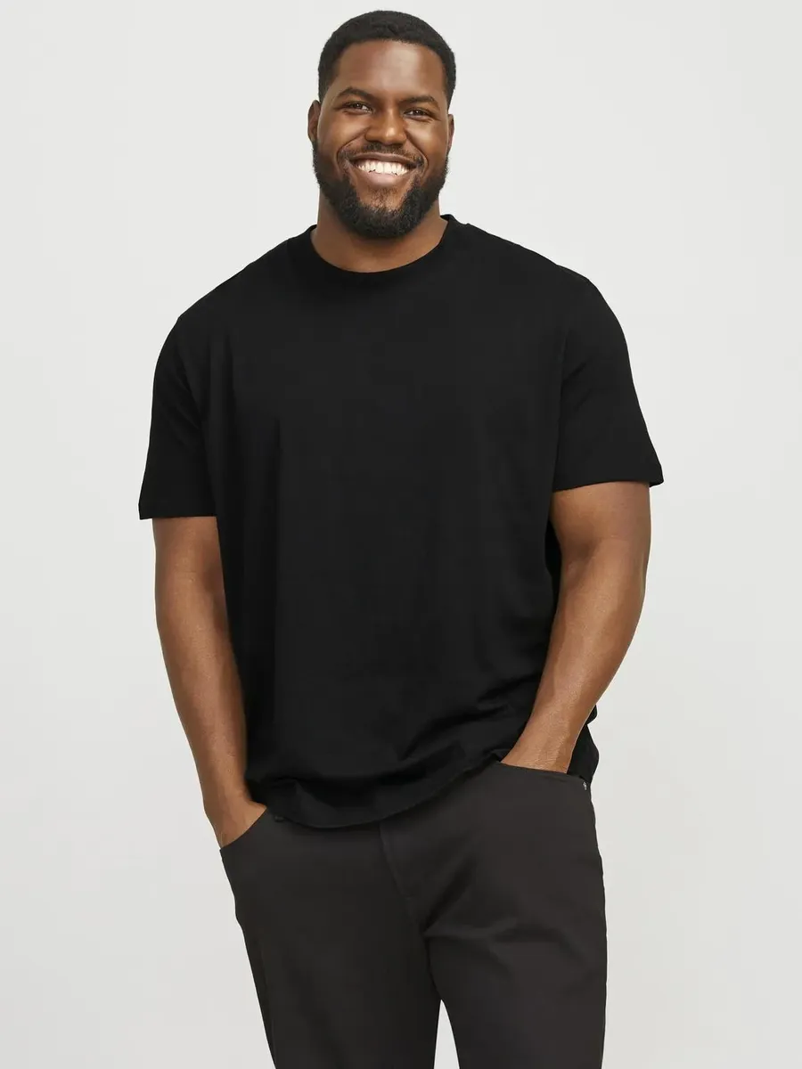 

Футболка Jack & Jones PlusSize "JJEBRADLEY TEE SS NOOS PLS", черный