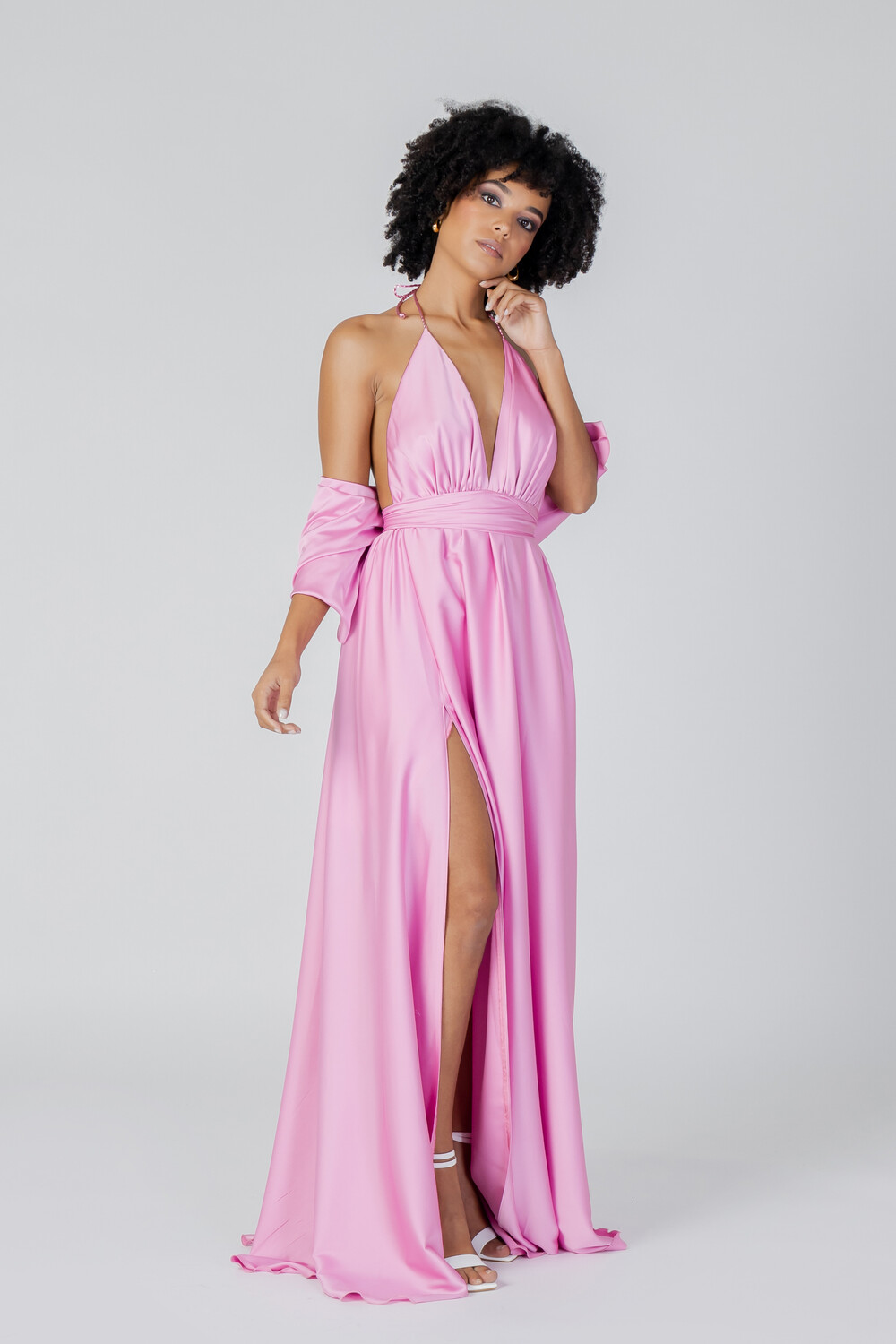 

Платье Sol Wears Women макси, розовый