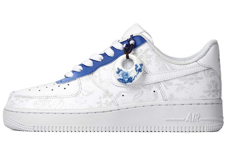 

Мужские кроссовки для скейтбординга Nike Air Force 1 Low, белый/синий